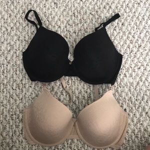 Natori Bras- Black and Nude